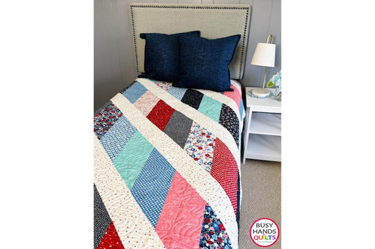 Journey Throw Quilt in Star Spangled Beauty!