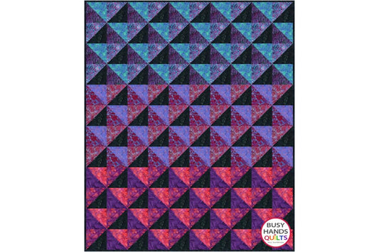 Horizon Quilt in Seaside Sunset Batiks by Riley Blake Designs!