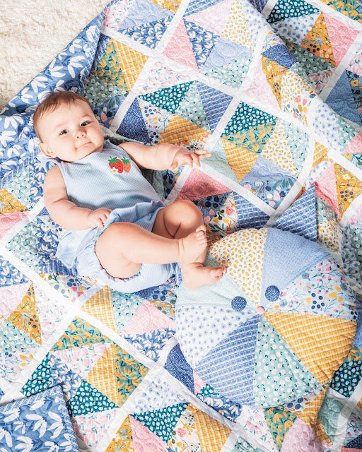 Sunshine Lap Quilt in Wild Berry Valley!