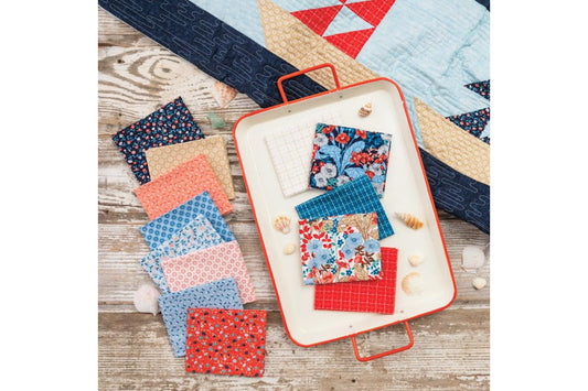 Market Square Quilt in Cottage Cove by Connecting Threads!