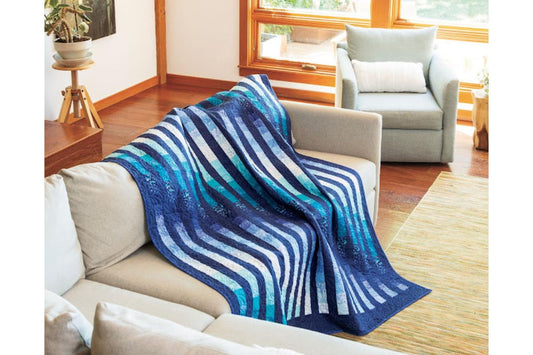 Easy Bargello Twin Quilt Kit in Cloisonne!