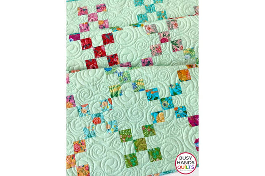 Primrose Quilt Pattern - a Throw Quilt in Faraway Florals!