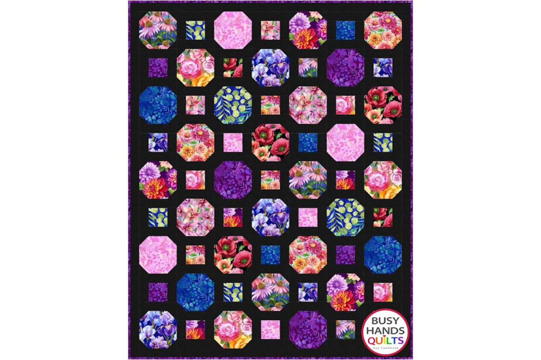 Rolling Around Quilt in Blissful Blooms!