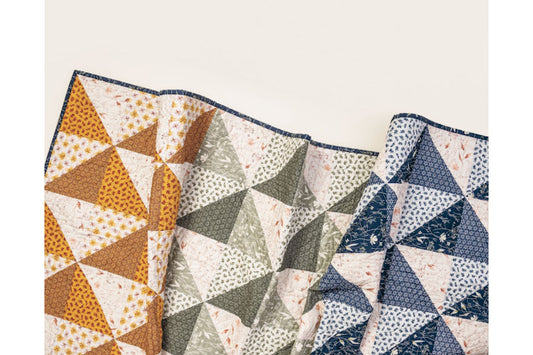 Horizon Throw Quilt Kit in Swallowtail Grove!