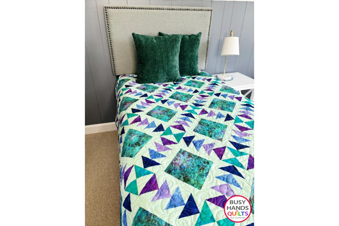 Harmony Throw Quilt in Venice and Color Stories!