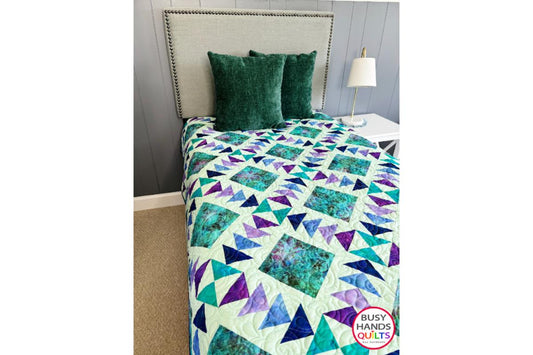 Harmony Throw Quilt in Venice and Color Stories!