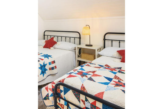 Fireworks Throw Quilt Kit in Chesapeake Summer!