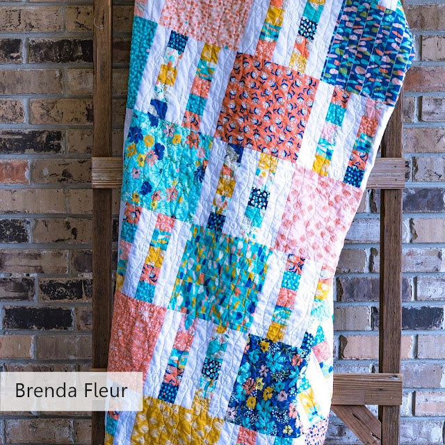 Picket Fence Quilt by Brenda!