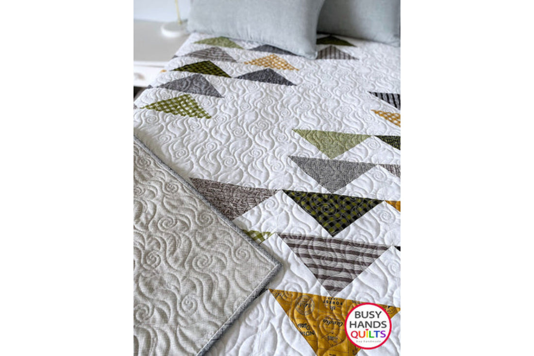 Formation Throw Quilt in Timber!