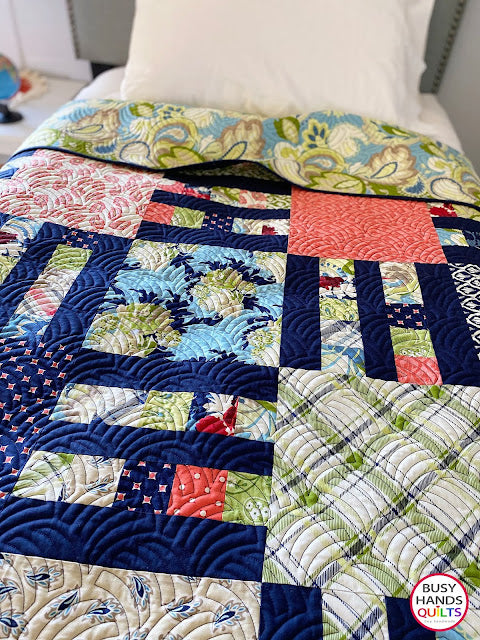 Picket Fence Throw Quilts in Vintage Verona!