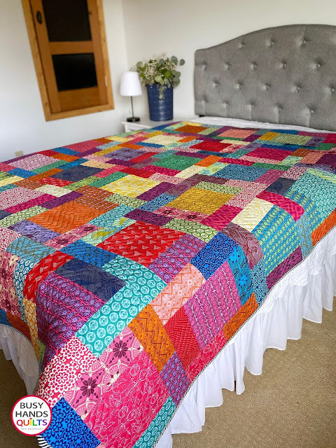 Rosewood Lane Twin Quilt in True Colors!