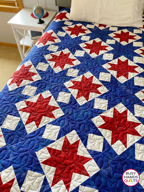 School Colors Quilt - The Perfect Graduation and Sports Team Quilt Pattern!