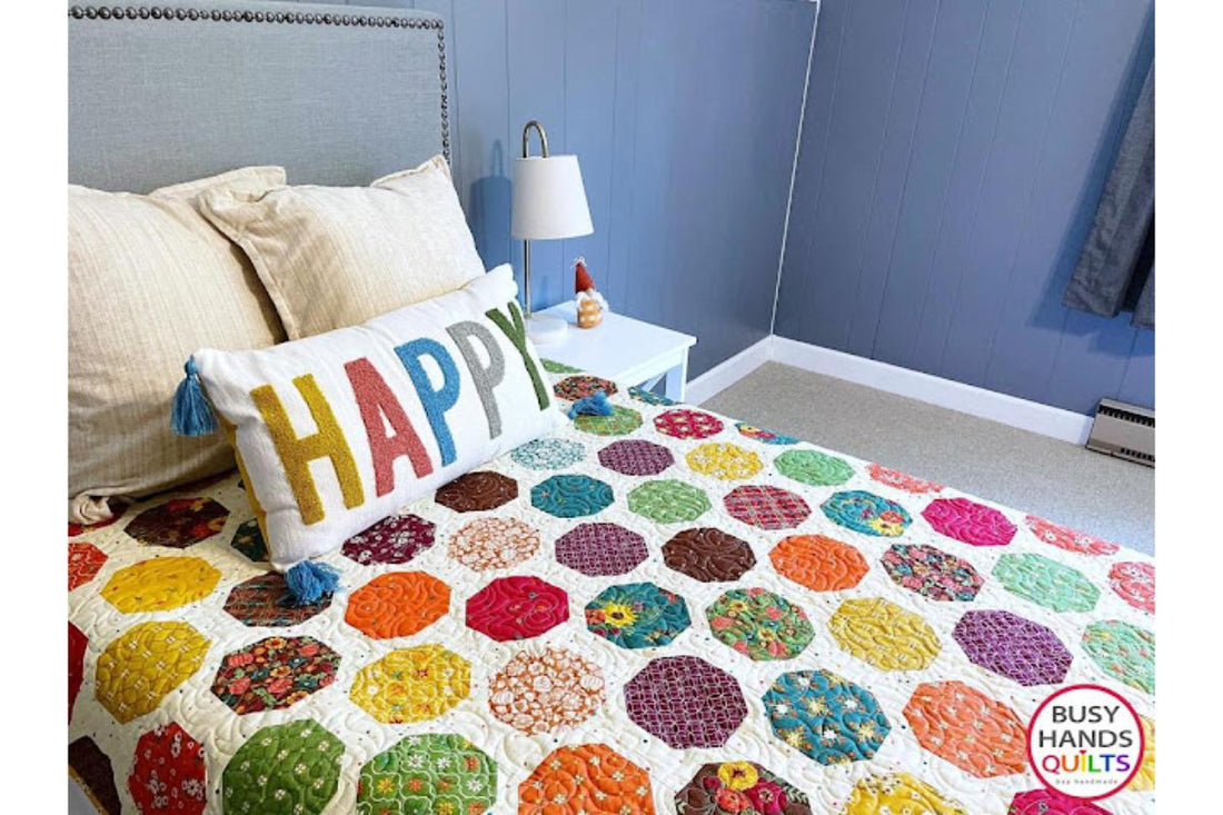 Wild Blooms Quilt Pattern in Autumn Afternoon
