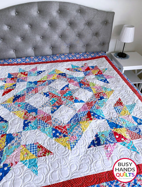 Whimsical Quilt Pattern - a Throw Quilt in Flower Sugar!