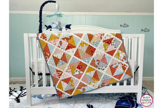 Sunshine Baby Quilt in Lazy Afternoon by Zen Chic!