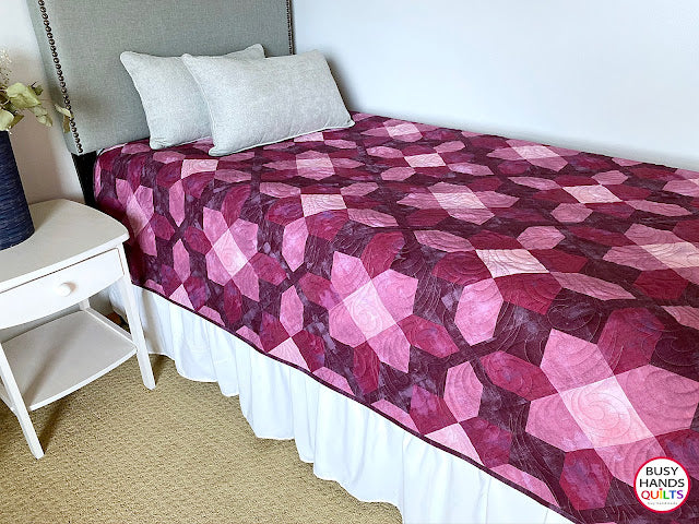 Sweet Comfort Throw Quilt - The Plum One!