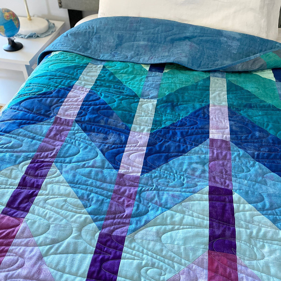 Ombre Mountains Quilt - The Moda Grunge One!