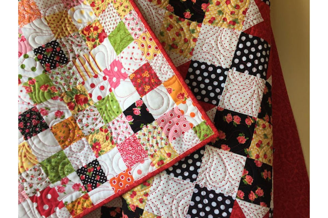 Calliope Throw Quilt in Annie's Farm Stand!