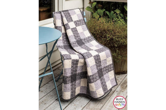 Crisscross Quilt Kit in Winter Meadow Flannel