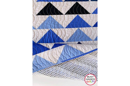 Formation Baby Quilt in Blue Solids!