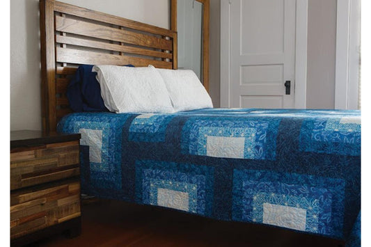 Friendship Queen Quilt Kit in Abalone Batiks!