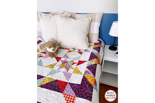 Hometown Stars Quilt Pattern - a Baby in Sweet Picnic