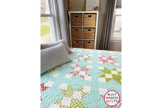 Jacks Throw Quilt in Hello Darling by Bonnie and Camille