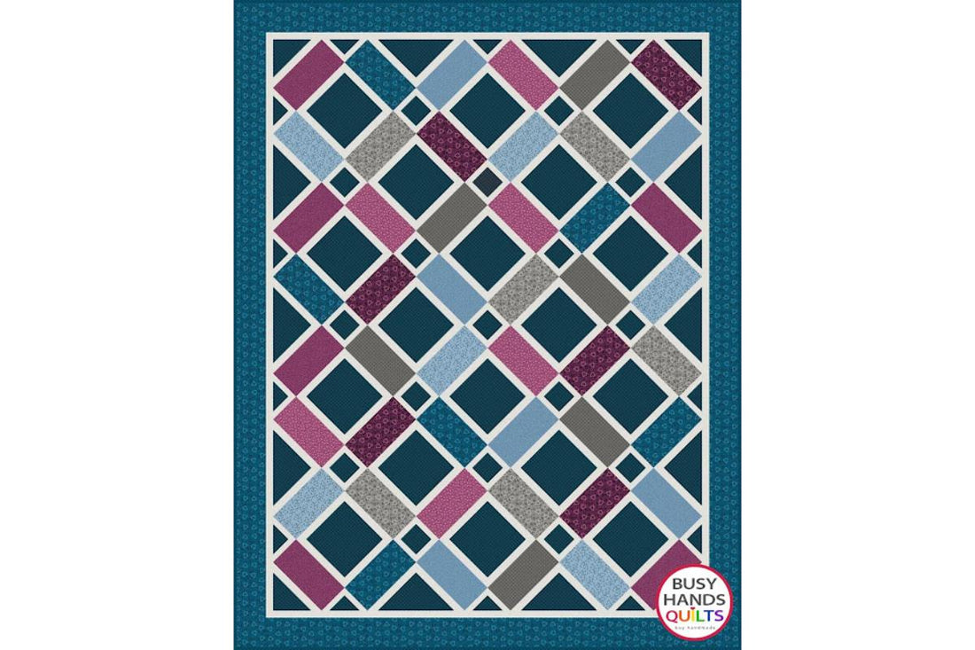 Looking Glass Quilt Kit in Winter Meadow Flannel