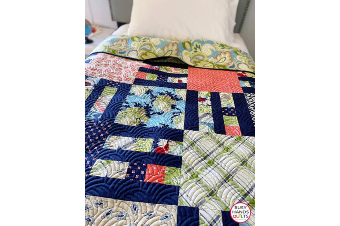 Picket Fence Throw Quilts in Vintage Verona!