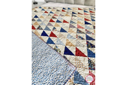 Simplicity Quilt Pattern - a Throw in Wild Crimson!