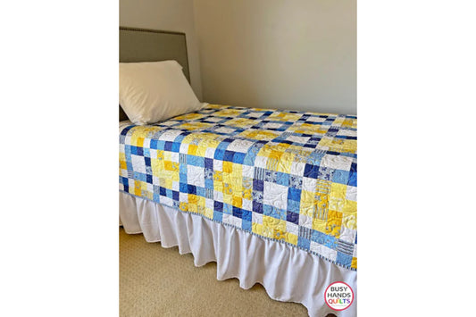 Connected Throw Quilt - In Sunshine Terrace!