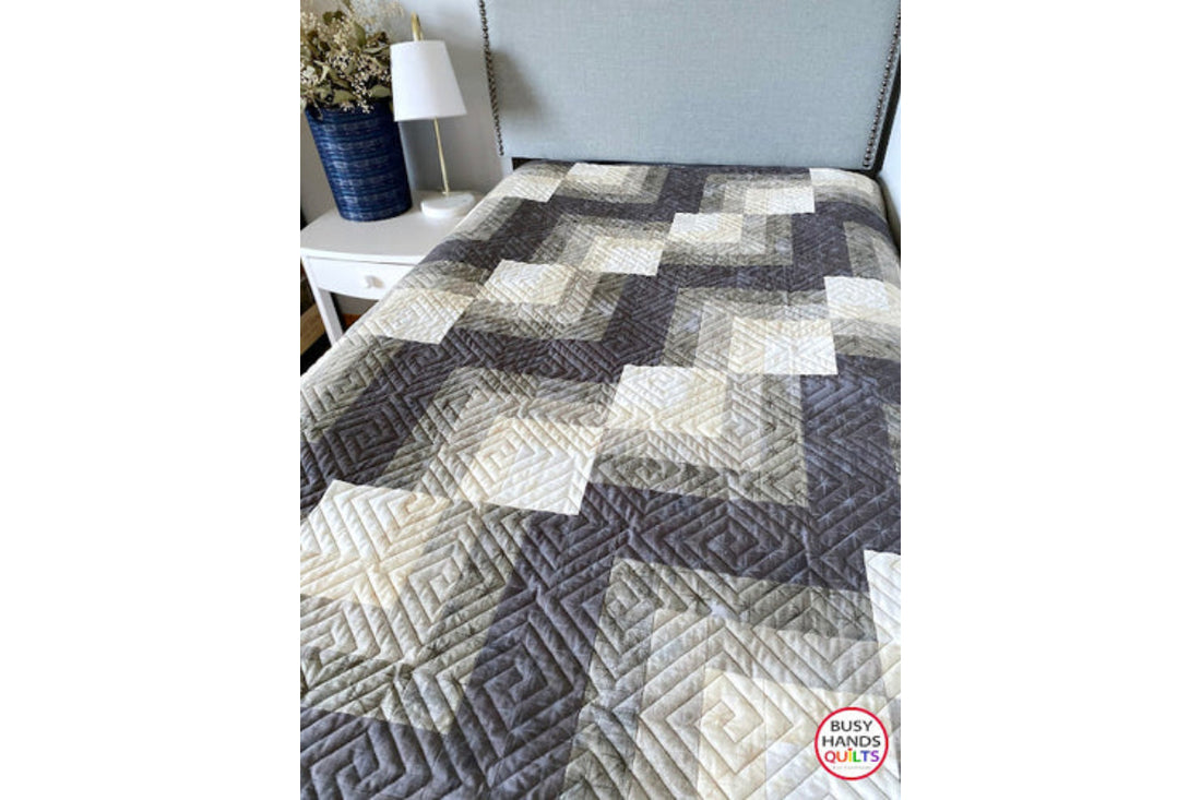 Envision Throw Quilt in Moda Grunge Gris!