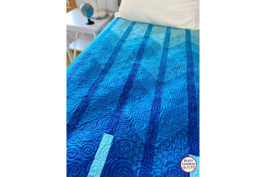 Ombre Mountains Baby Quilt - The Sweet Blues One!