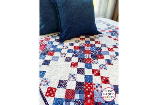 Picnic Plaid Baby or Wall Hanging Quilt in Picadilly