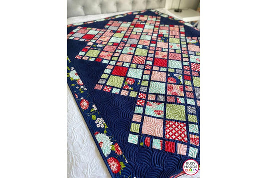 A Scrappy Life Throw Quilt in Bonnie and Camille!