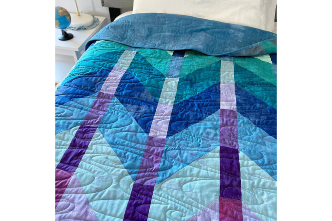 Ombre Mountains Quilt - The Moda Grunge One!