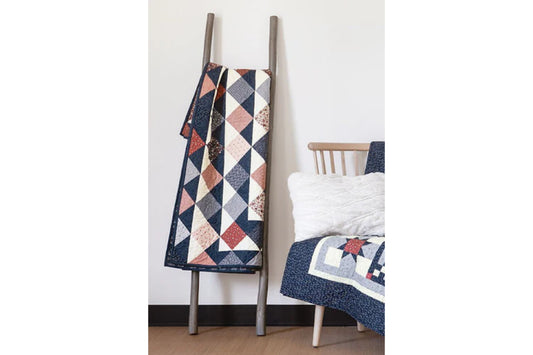 Skip to My Lou Throw Quilt Kit in Hometown Americana Vol 3!