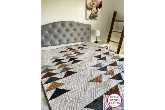 Formation Throw Quilt in Quartz Metallic!