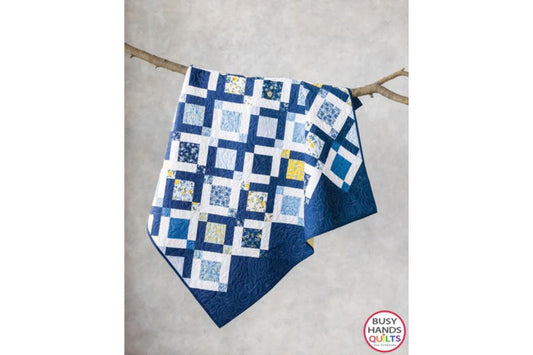 Woven Windows Throw Quilt Kit in Sunshine Terrace