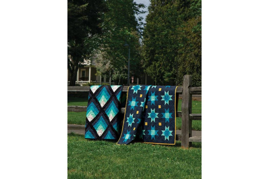 Waterfall II Quilt Kit in Faux Tweed Tonals