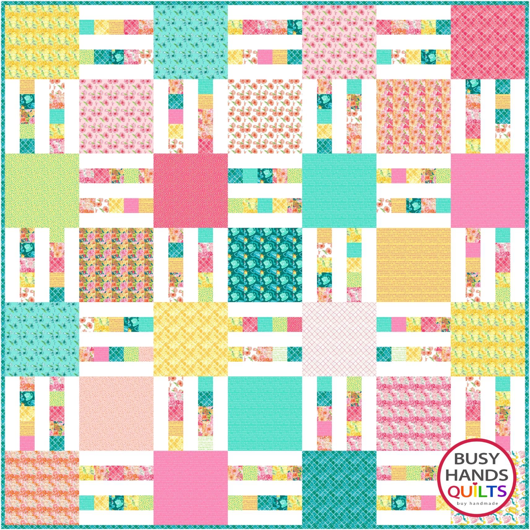 Picket Fence Pattern – Busy Hands Quilts