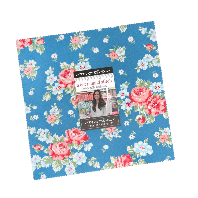 A Cat Named Stitch Layer Cake by Camille Roskelley for Moda 55340LC #356