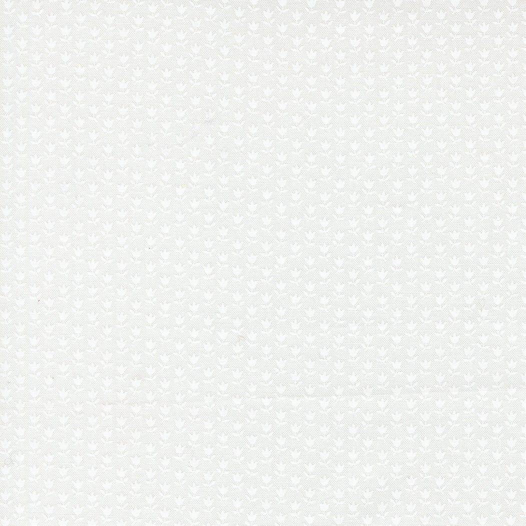 By the Half Yard - June in Cream White 55347-21 - A Cat Named Stitch by Camille Roskelley for Moda