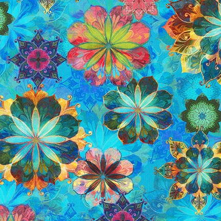 By the Half Yard - Venice by Robert Kaufman AQSD-19719-205 MULTI #502