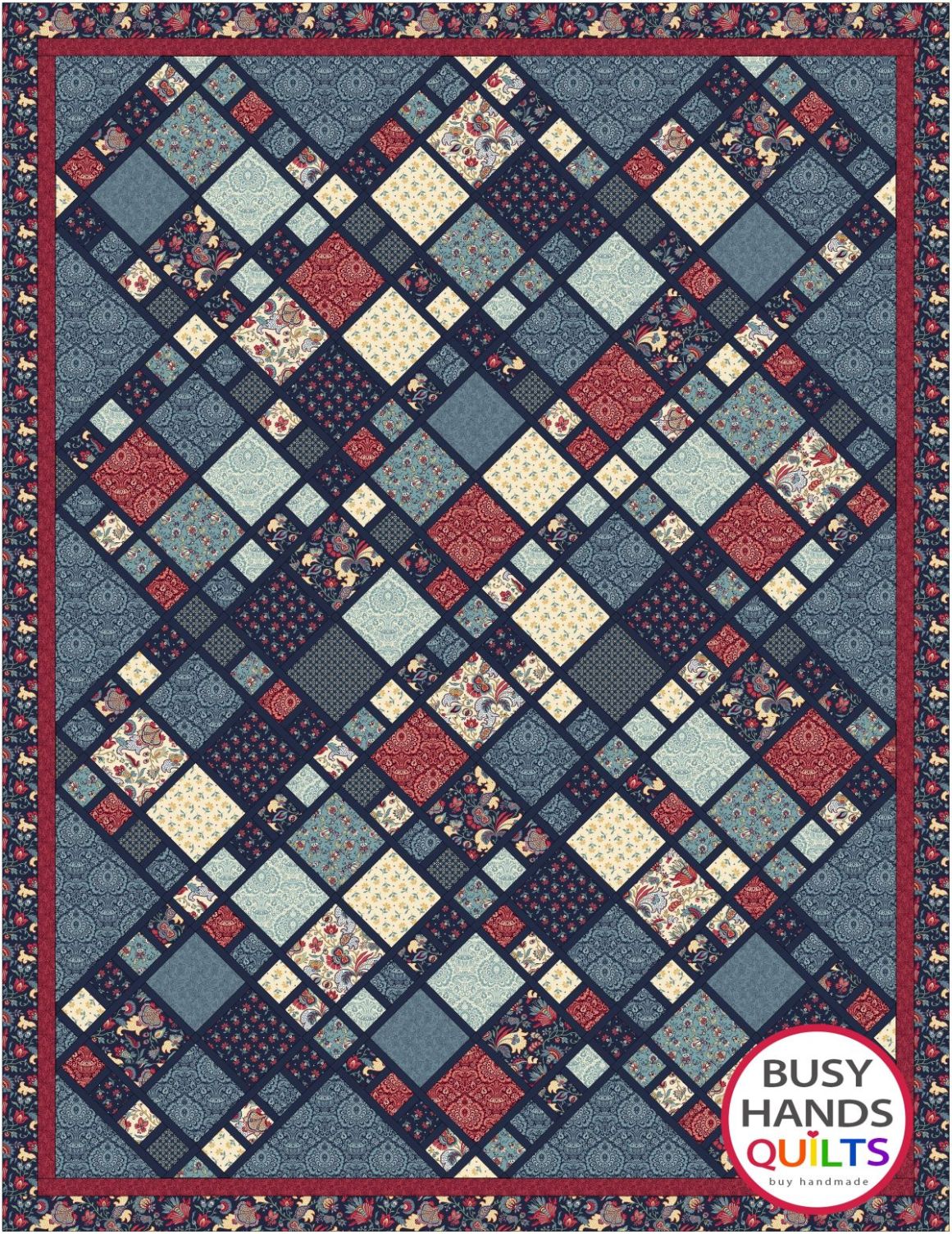 A Scrappy Life Quilt Pattern PRINTED