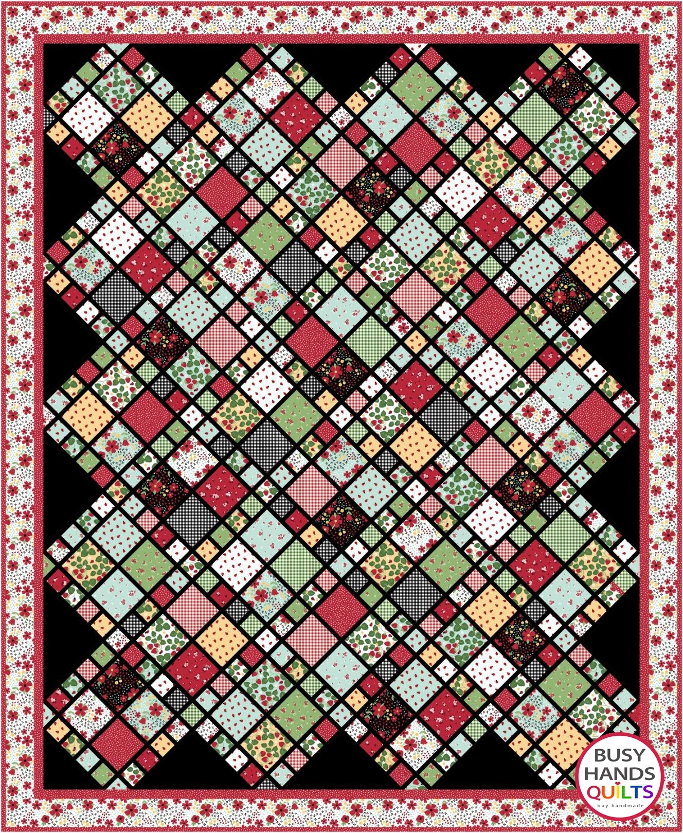 A Scrappy Life Quilt Pattern PDF DOWNLOAD