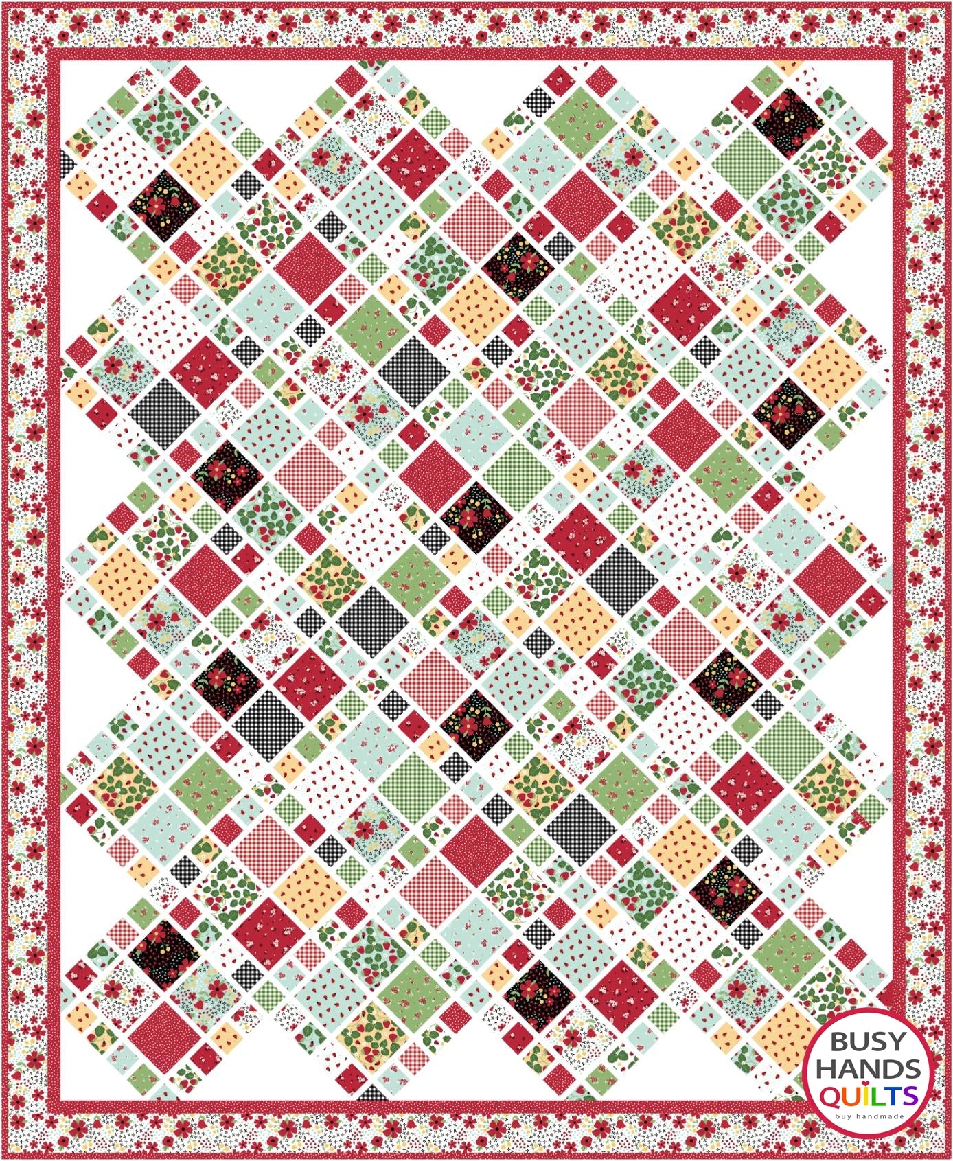 A Scrappy Life Quilt Pattern PDF DOWNLOAD