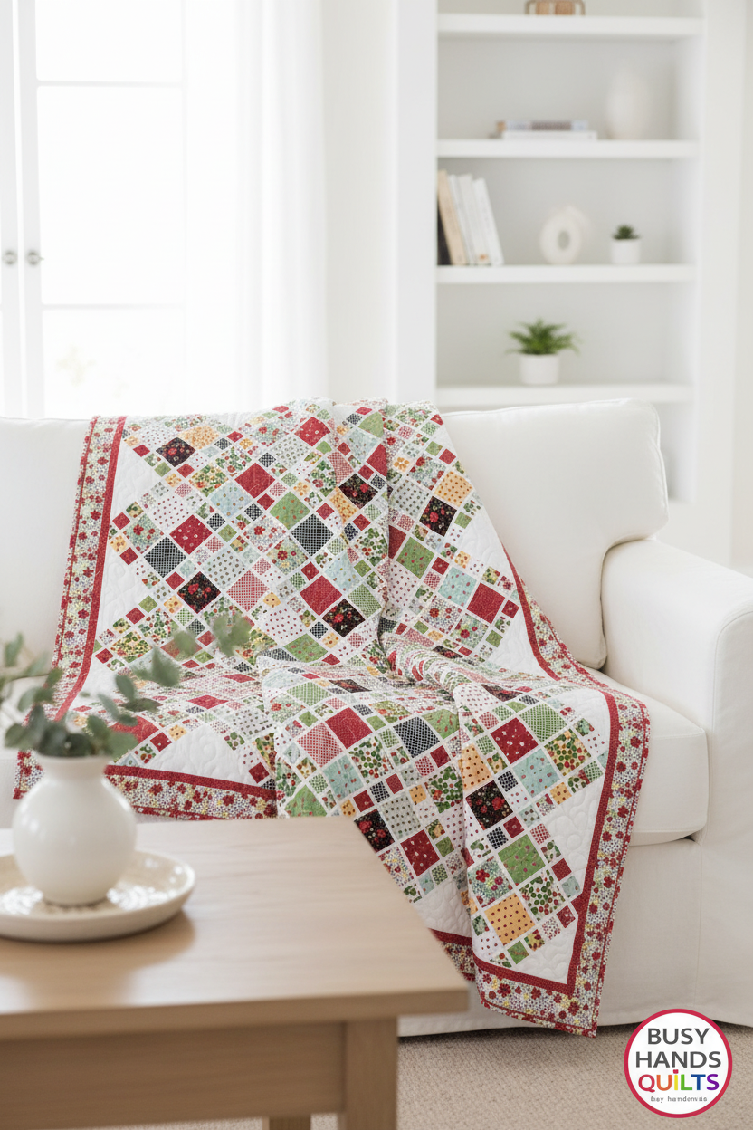 A Scrappy Life Quilt Pattern PDF DOWNLOAD