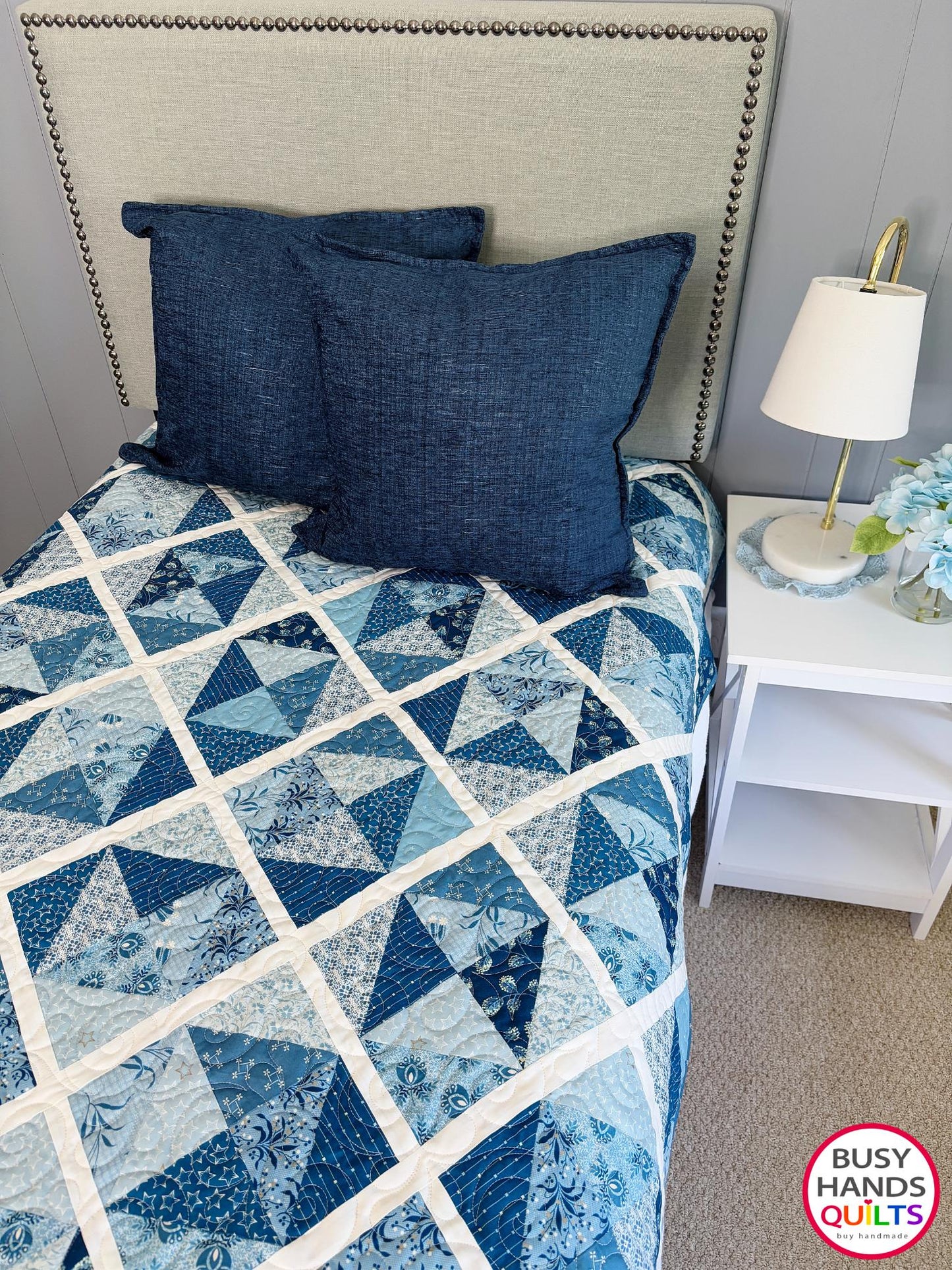 Handmade Sunshine Throw Quilt in Perfect Union