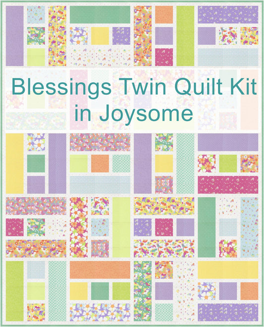 Blessings Twin Quilt Kit in Joysome Kit One